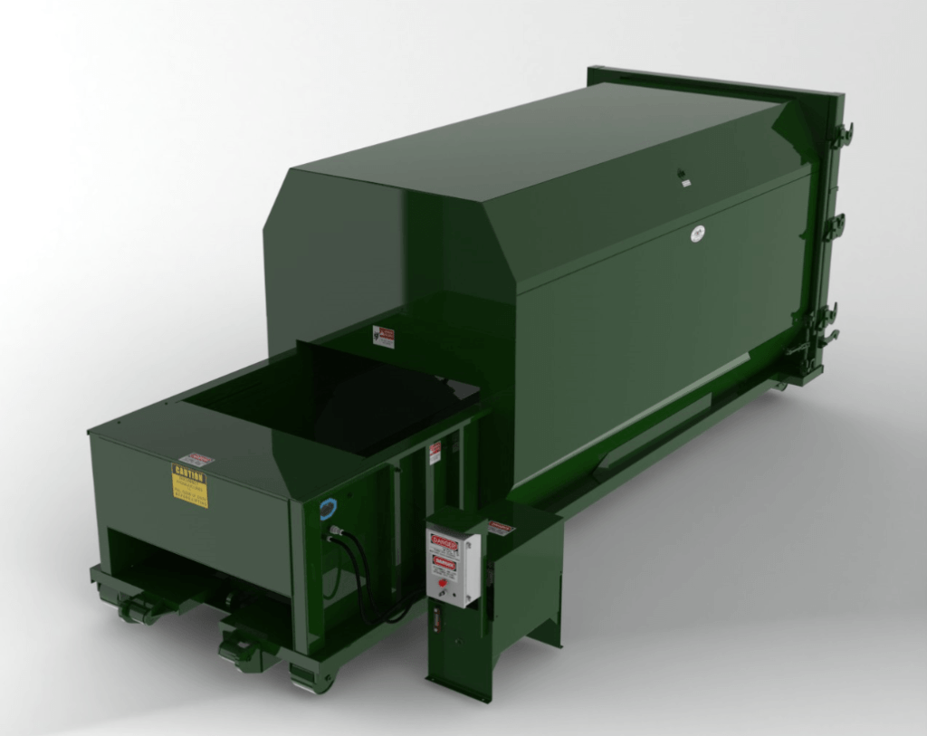 self contained trash compactor