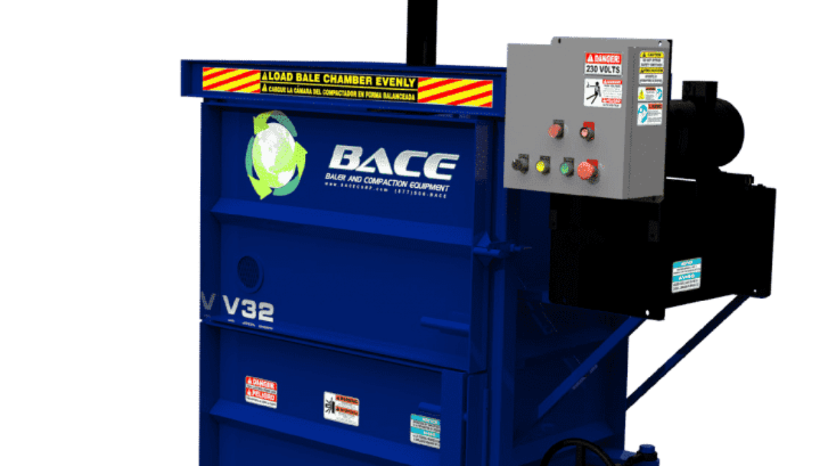 BACE Vertical Baler V32 | Global Trash Solutions