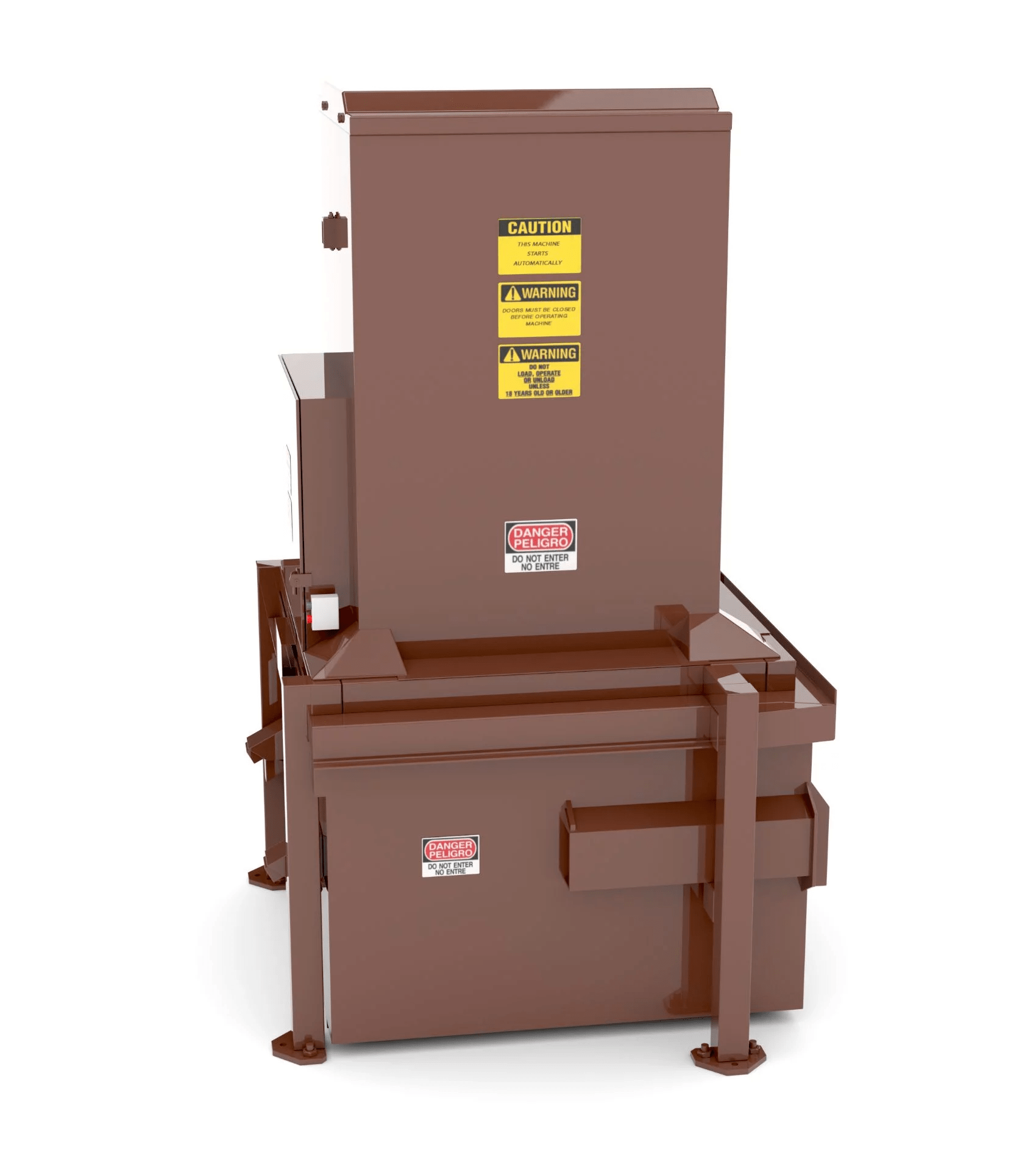 Commercial trash compactor