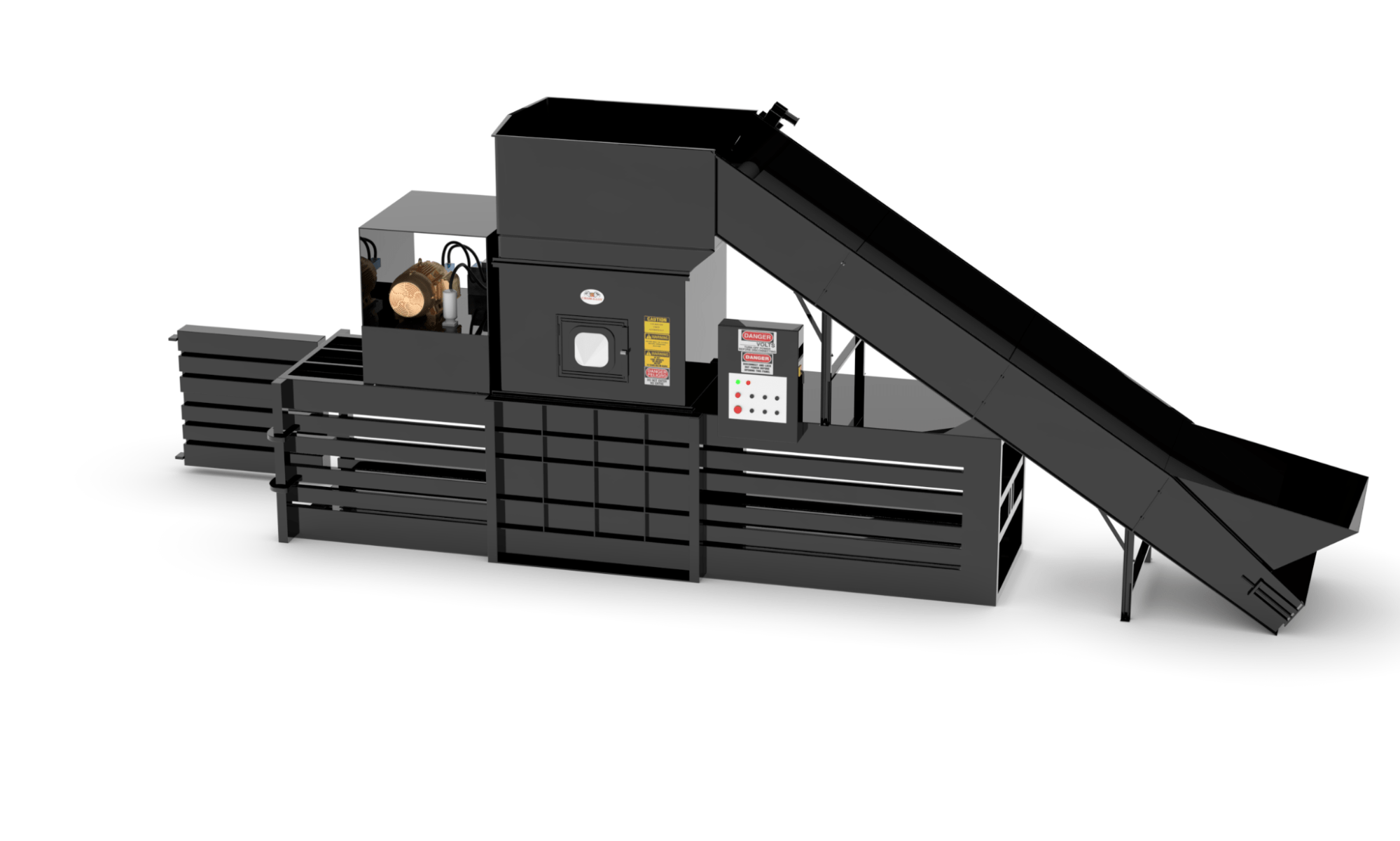 Horizontal Cardboard Baler